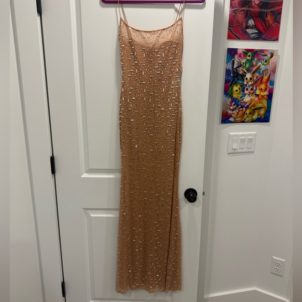 Oh Polly Antonella Embellished Maxi Dress